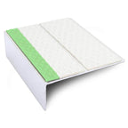 ASL09 Tredsafe 85x30mm Aluminium Non Slip Stair Nosing Edge Trim With Pvc Insert - Cayrus World of Finishing