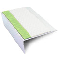 ASL16 Tredsafe 66x32mm Aluminium Non Slip Stair Nosing Edge Trim With Pvc Insert - Cayrus World of Finishing