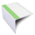 ASL21 67x55mm TredSafe DDA Compliant Aluminium Non Slip Stair Nosing Edge Trim With Pvc Insert - Cayrus World of Finishing
