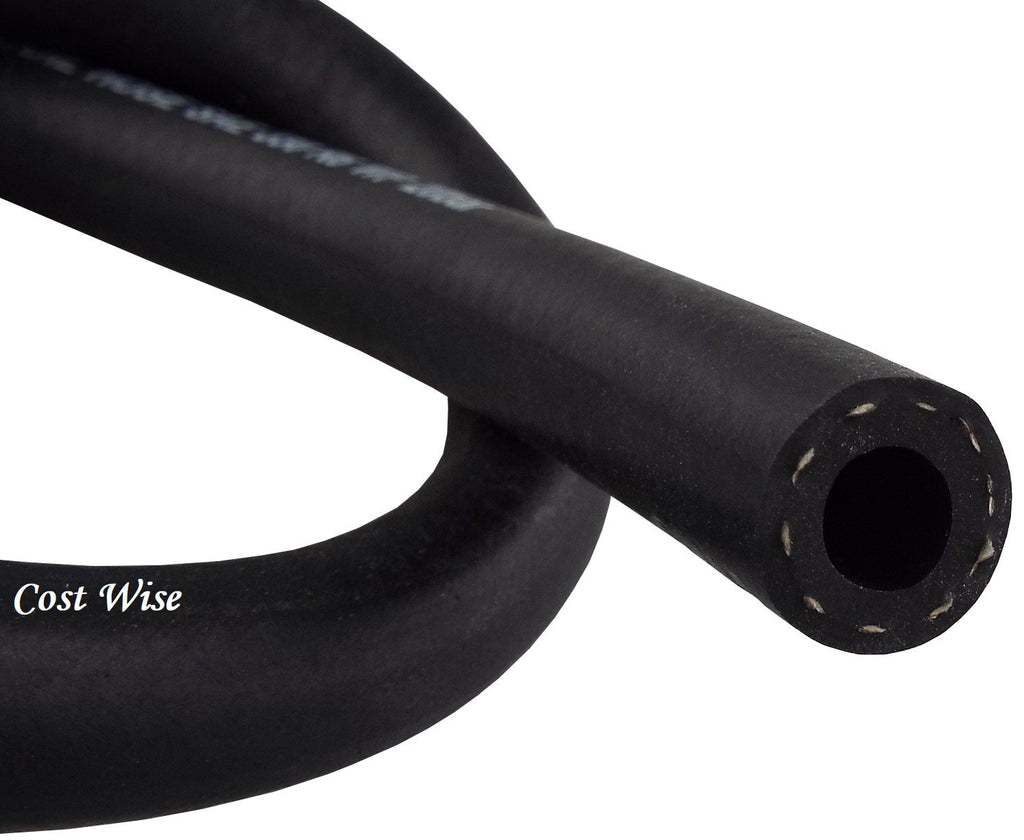 Rubber 3.2mm Braided Fuel, Oil Hose SAE J30 R6