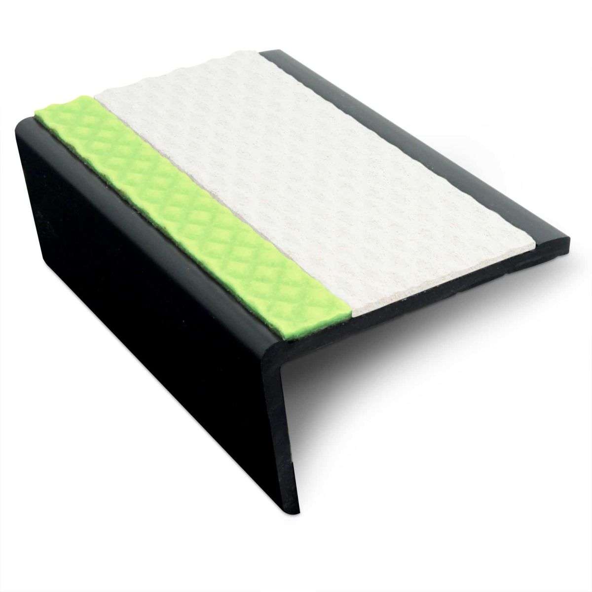 ASP - 62.5 x 35mm Tredsafe Non Slip Aluminator® Slimline PVC Stair Nosing