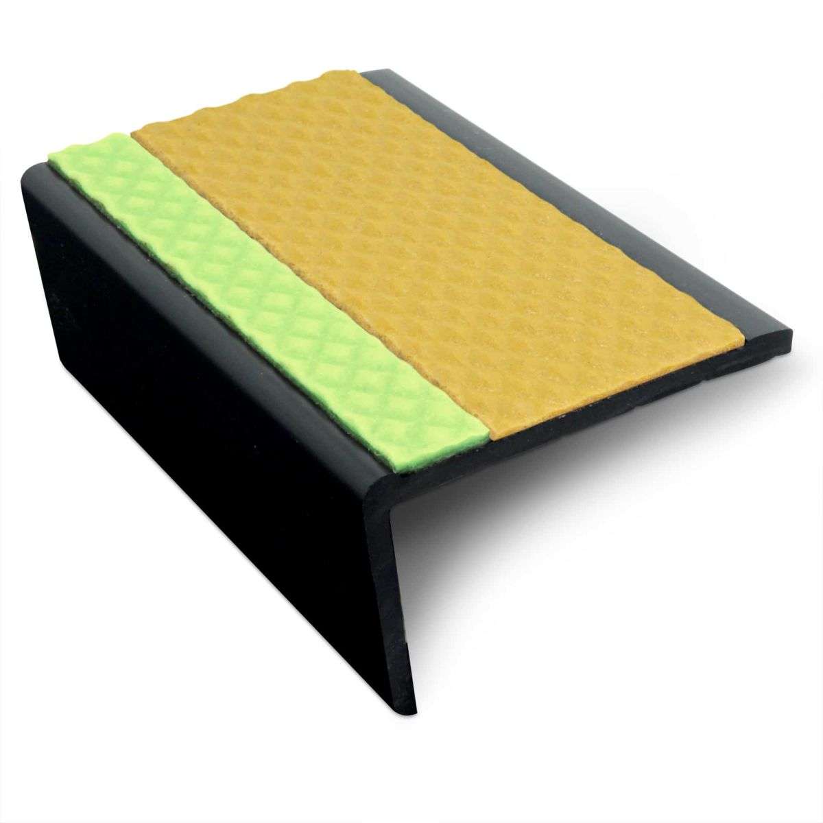 ASP - 62.5 x 35mm Tredsafe Non Slip Aluminator® Slimline PVC Stair Nosing