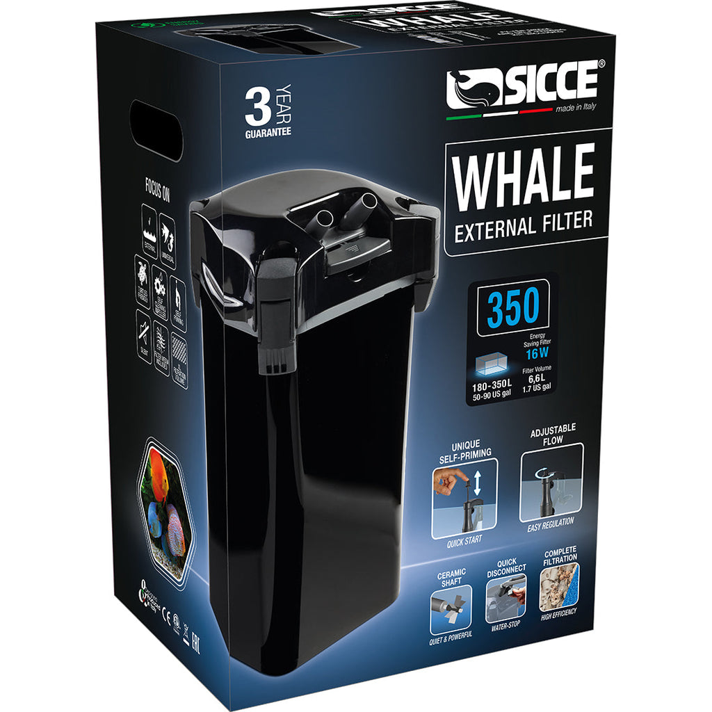 Sicce Whale Canister External Filters - Compact, High Performance