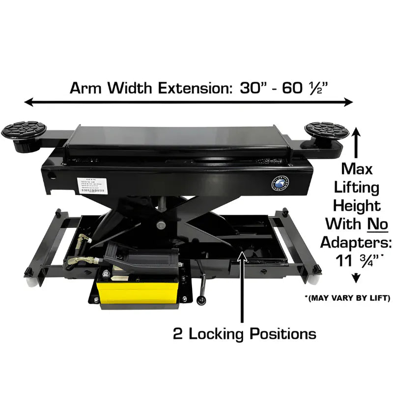 Atlas Apex 9 9,000 lb 4-Post Lift with Two RJ45A Rolling Bridge Jacks Combo