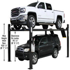 Atlas Apex 9 9,000 lb 4-Post Lift with Two RJ45A Rolling Bridge Jacks Combo