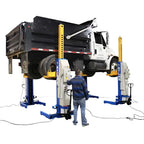 Atlas Maxima ML-4034BC ALI Certified Battery-Powered Mobile Column Lift, 4-Column 74,000 lb. Capacity