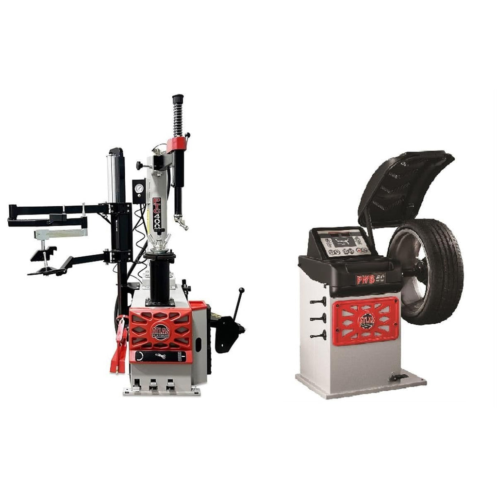 Atlas Platinum PTC400 Tire Changer + PWB50 Wheel Balancer Combo Package