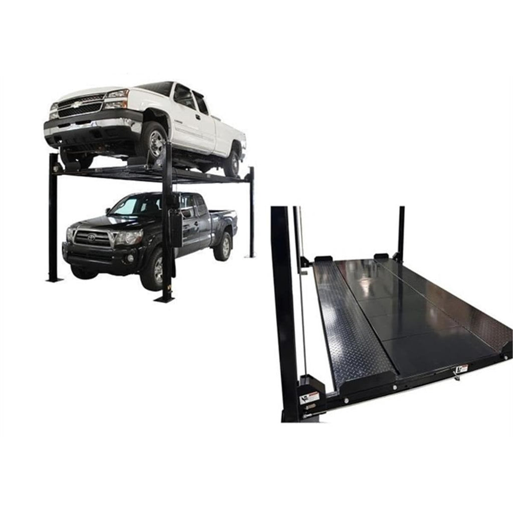 Atlas Garage PRO8000EXT-L 8,000 lb 4-Post Lift with Pro-Floor 8-Panel Combo