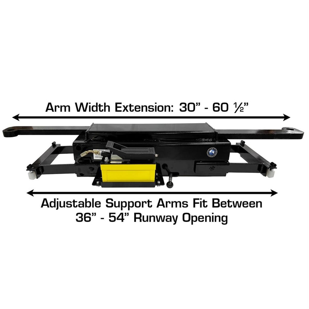 Atlas RJ45A 4,500 lb Air/Hydraulic Rolling Bridge Jack