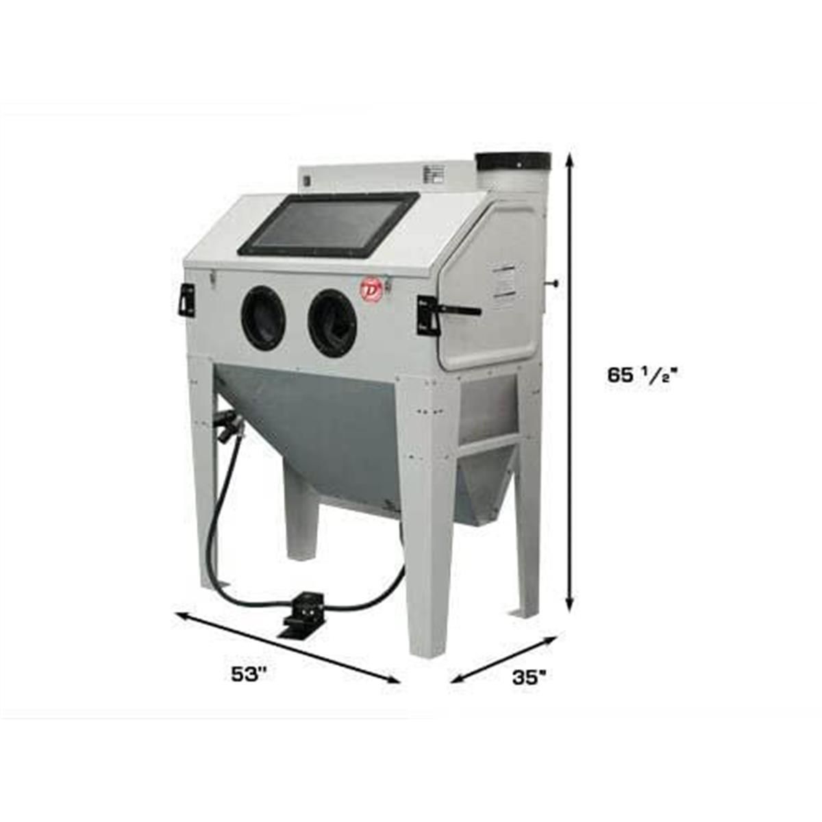 Atlas SBC420 Standard Sandblast Cabinet with Attached Vacuum