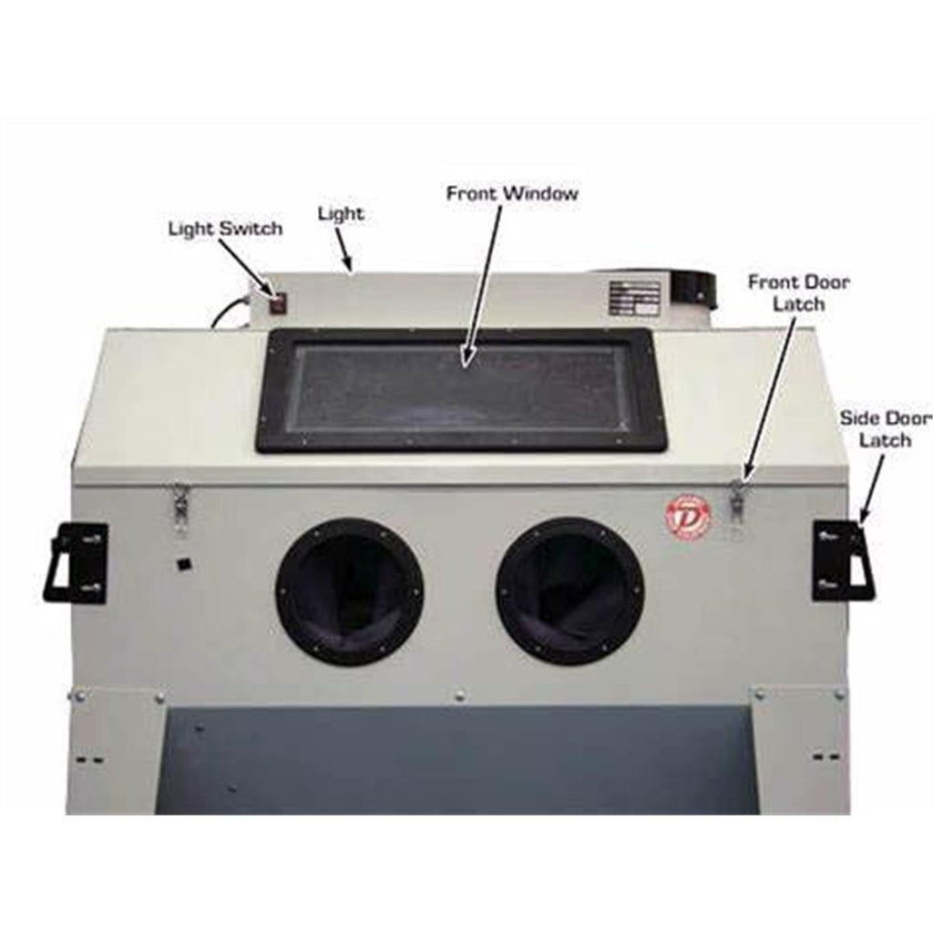 Atlas SBC420 Standard Sandblast Cabinet with Attached Vacuum