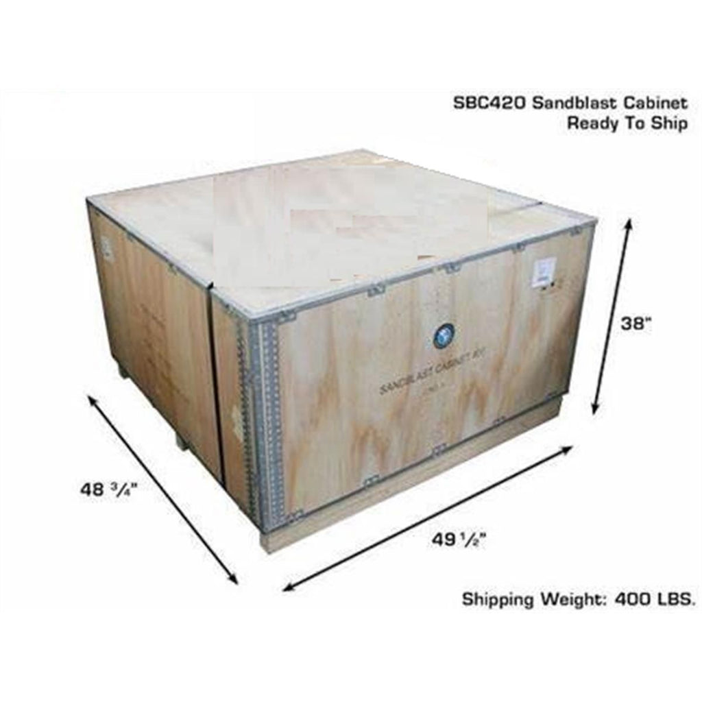 Atlas SBC420 Standard Sandblast Cabinet with Attached Vacuum