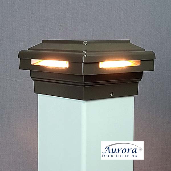 Aurora Case Halo LED Post Cap Light