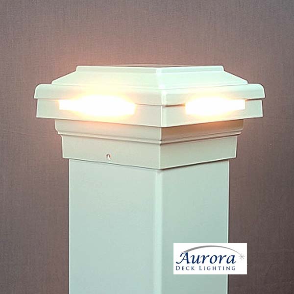 Aurora Case Halo LED Post Cap Light