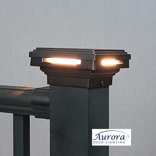 Aurora Mini Case Halo LED Post Cap Light