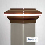 Aurora Saturn LED Post Cap Light