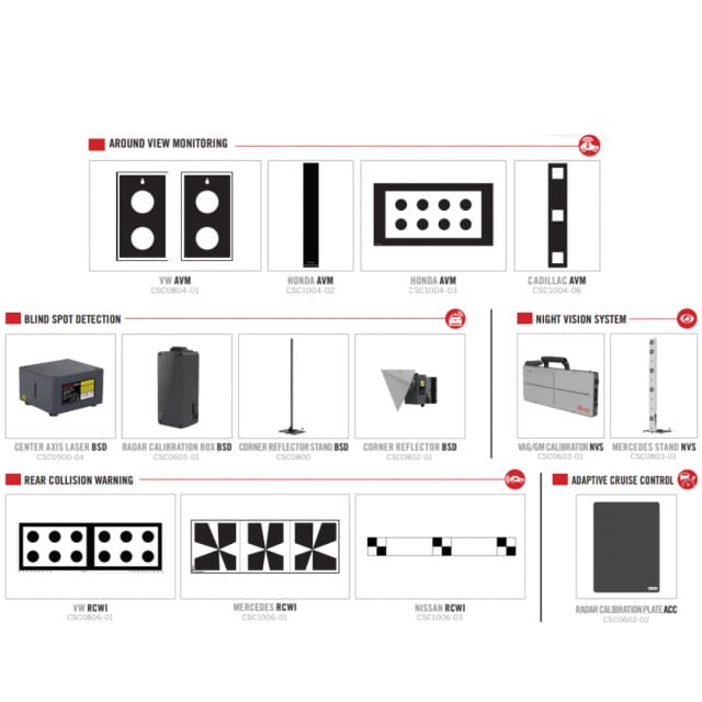 Autel ADASCAL1 MaxiSYS ADAS Expansion Package — AVM, RCW, ACC, BSM, FCW & Night Vision Calibration Add-On (Standard Frame & Tablet Not Included)
