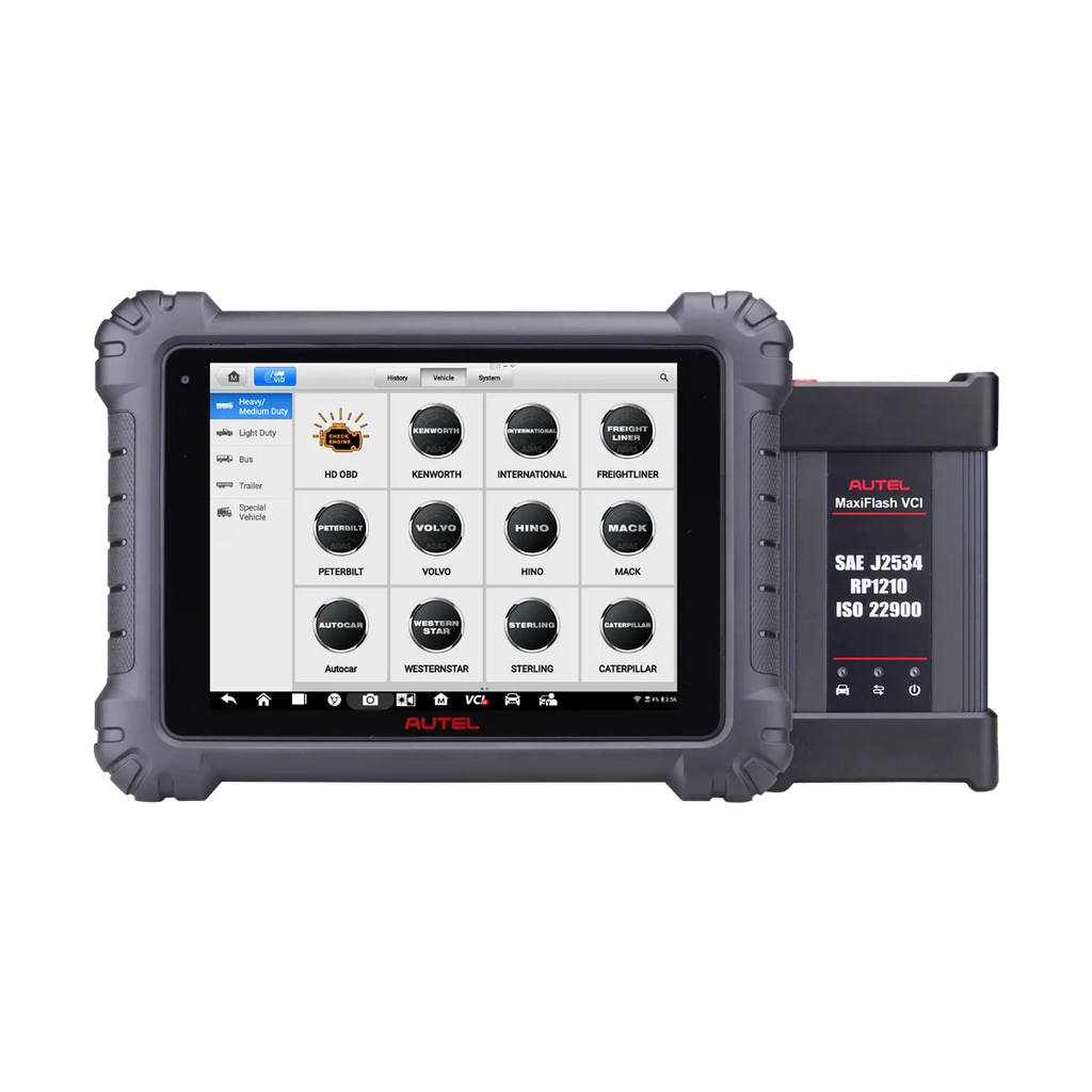 Autel CVAGLS CV ADAS Standard Glass Calibration Package — MS909CV Tablet + CV Pattern for Class 3-8 Commercial Vehicles