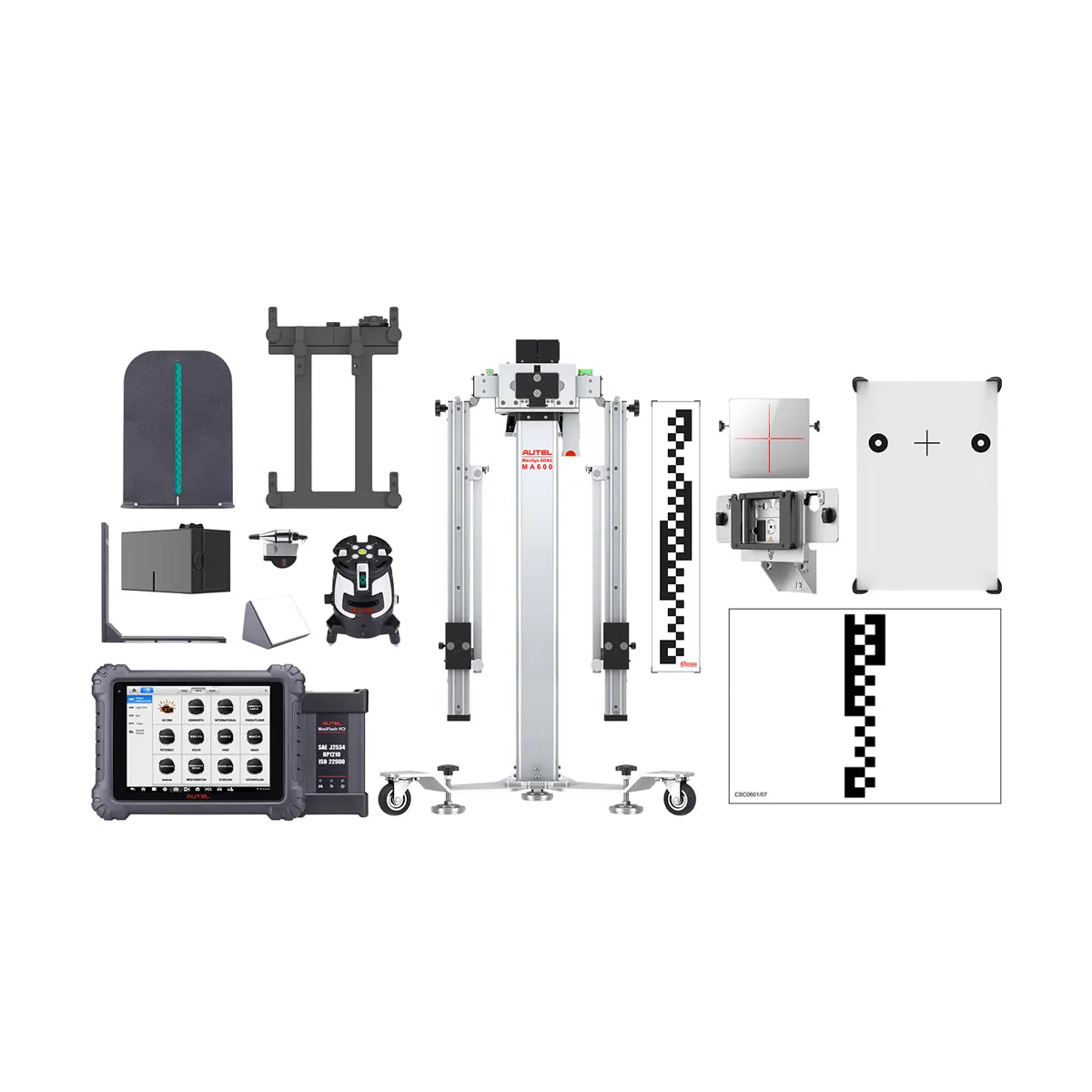 Autel CVMALDWT MaxiSYS CV ADAS Calibration Package — MA600 Mobile Frame + MS909CV Tablet