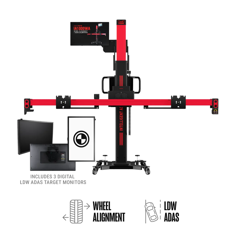 Autel IA1000DT Automated ADAS Calibration & Wheel Alignment System with Digital LDW Targets