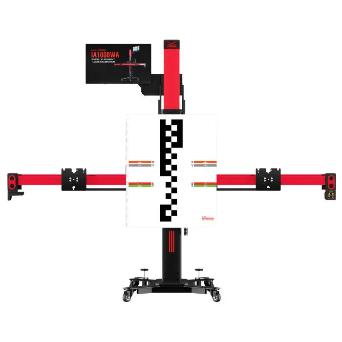 Autel IA1000LDWTDT ADAS Calibration & Wheel Alignment System with LDW Targets, Digital Targets & MaxiSYS Ultra S2 Tablet