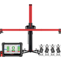 Autel MaxiAlign IWA500T Dedicated Wheel Alignment System with 5-Camera Frame, 10.1-Inch Tablet, and Set of 4 Rim Clamps