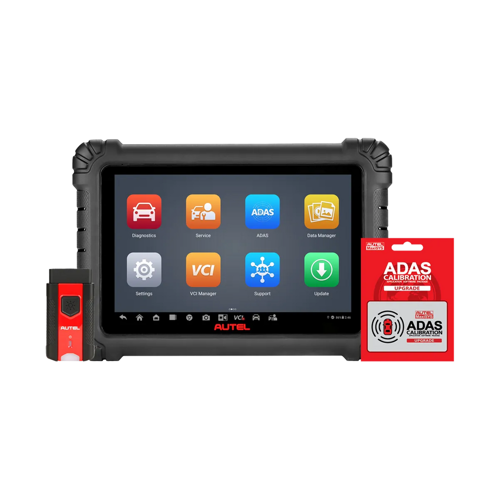 Autel MaxiSYS MS906 MAX ADAS Professional Diagnostic Tablet with ADAS Calibration Software and MaxiVCI V200