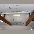 Auxx-Lift Motorized Garage Storage Platform — Remote-Controlled Overhead Ceiling Lift, 400–800 lb, Assembled in USA