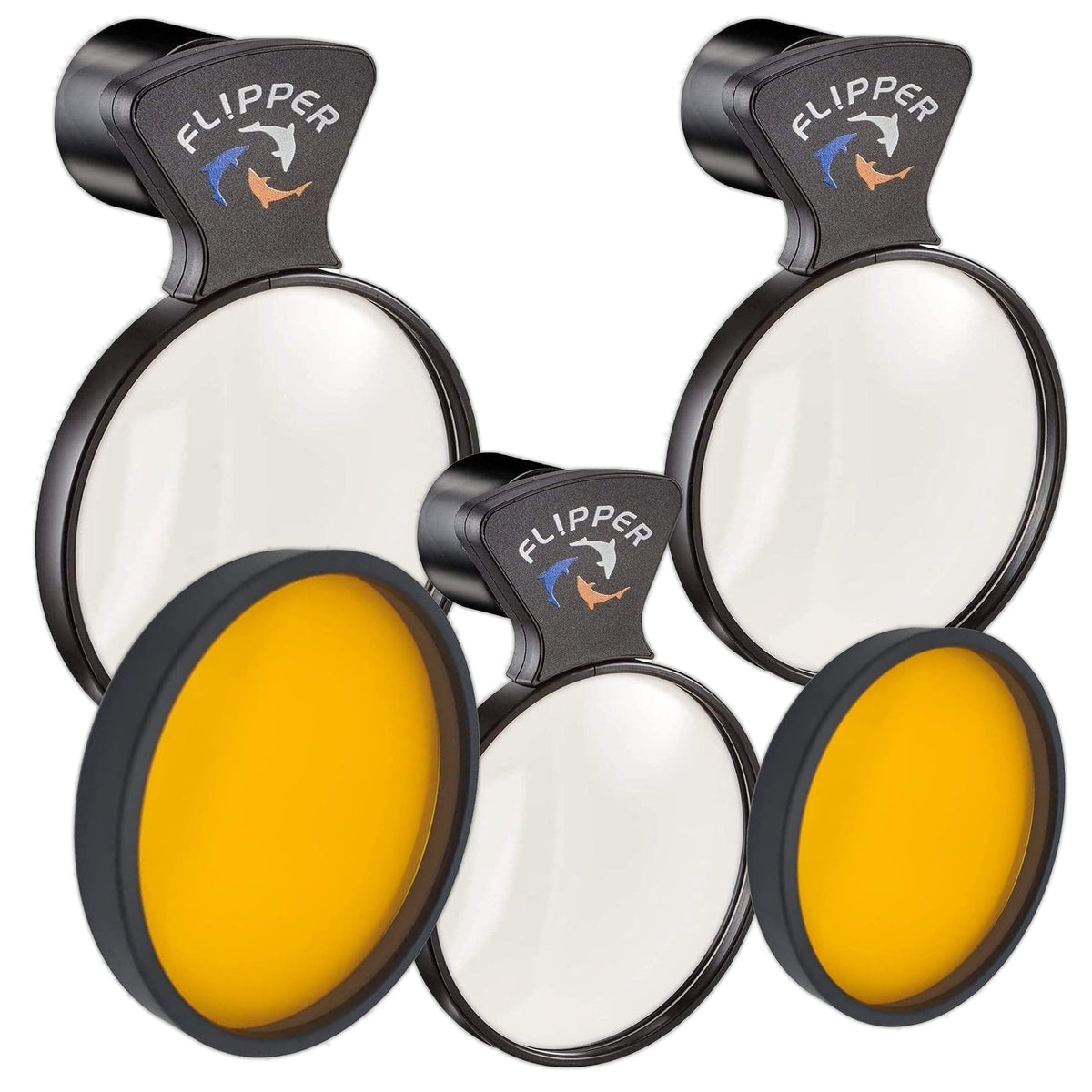 Flipper Deepsee Magnetic Aquarium Viewer: 3", 4", 5" Lens Set
