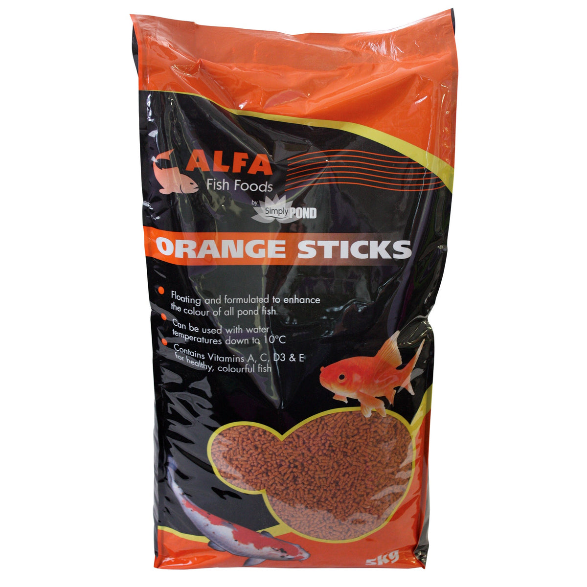 ALFA 5kg Floating Color Boosting Orange Sticks