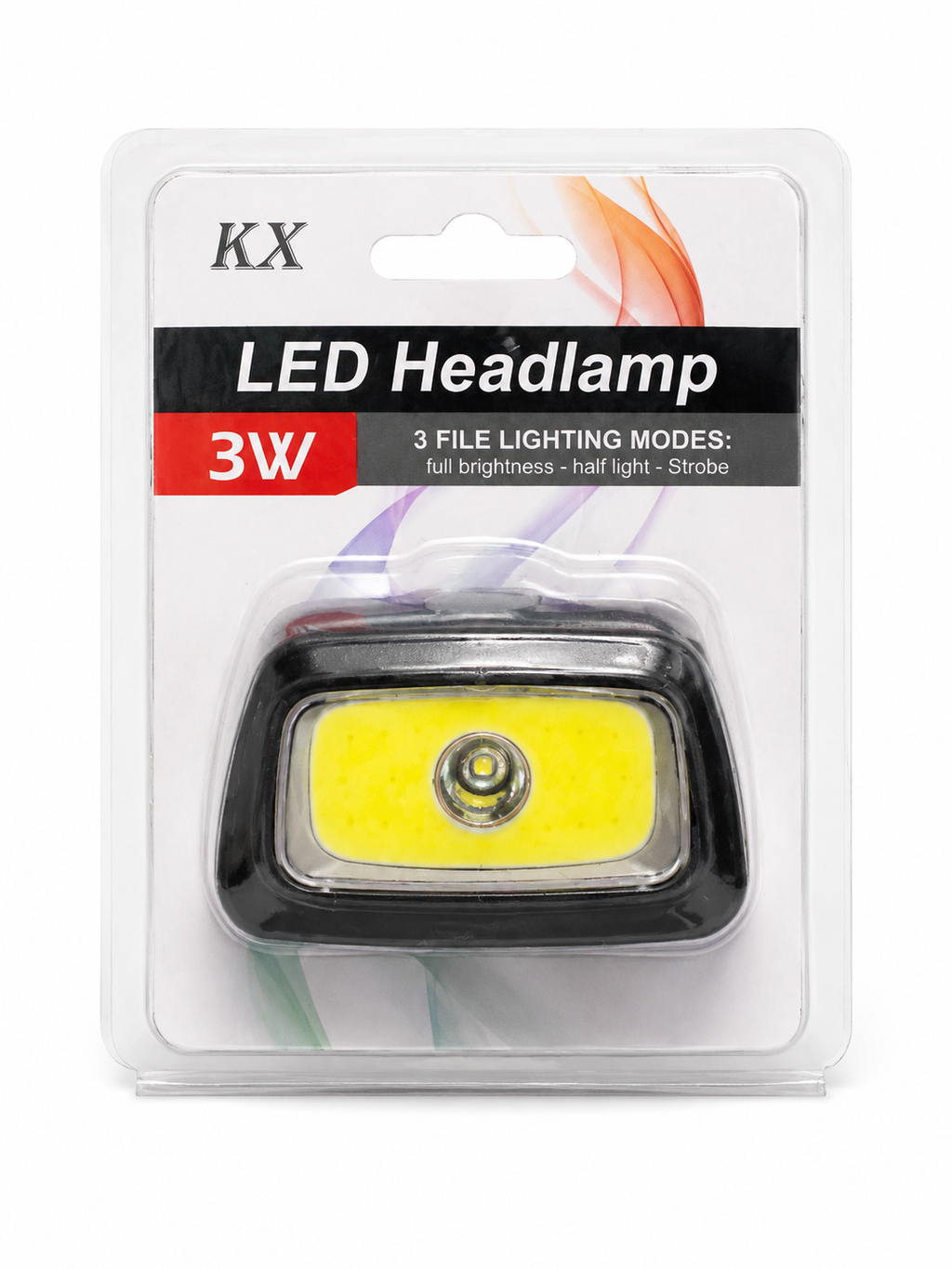 3x LED Headlamp 3W Adjustable Head Torch Camping Hiking Fishing Work Light 3 Modes