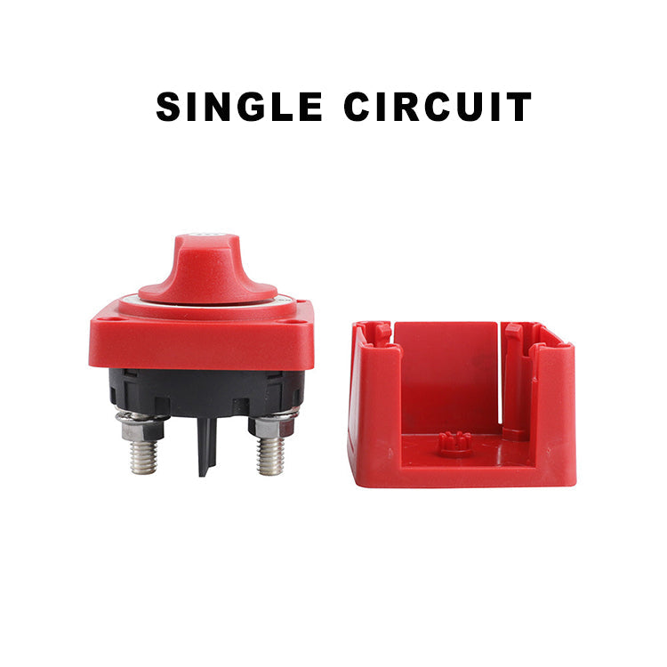 Skyenergi Mini On-Off Battery Switch with Knob - Red - 6006
