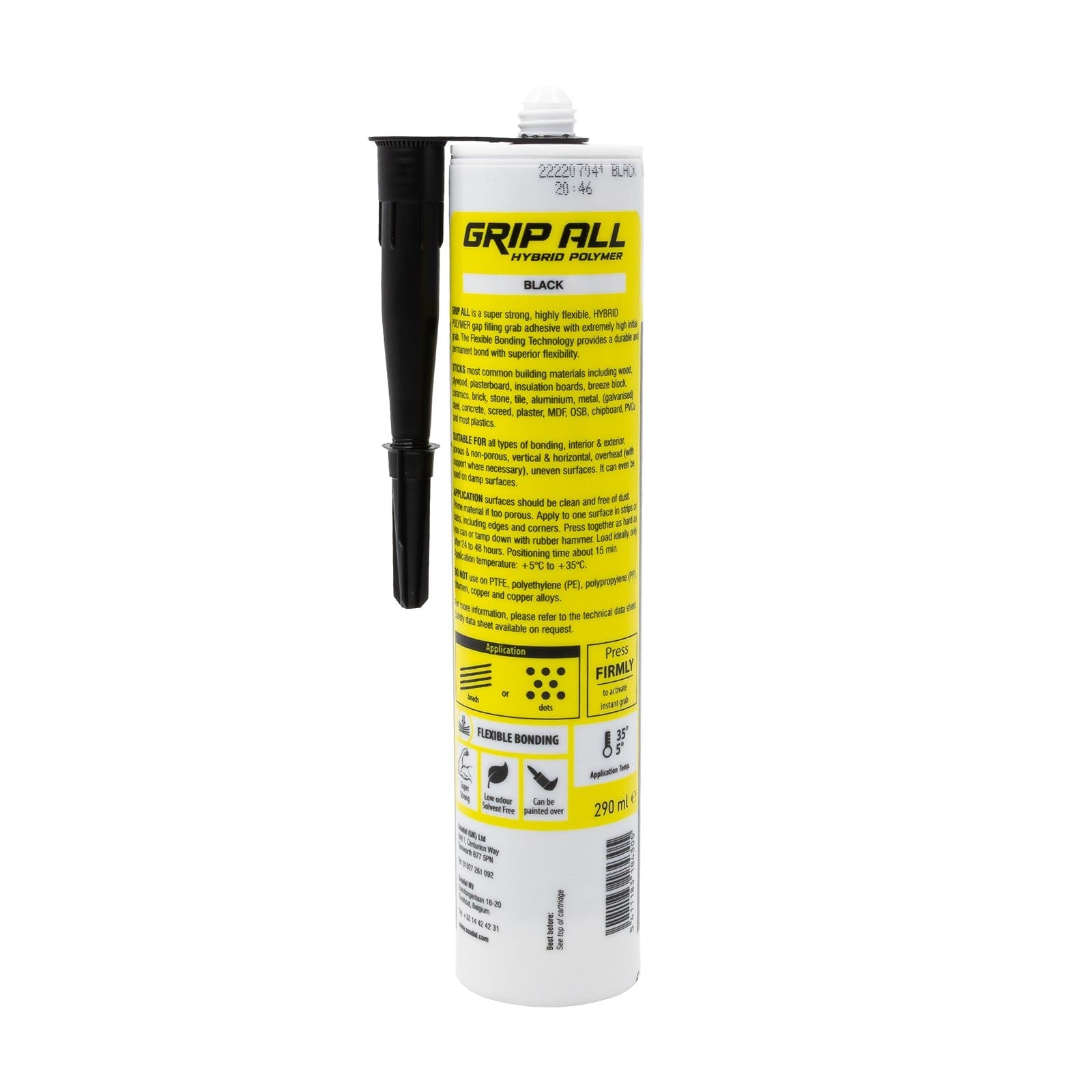 Soudal Grip ALL Hybrid Polymer Adhesive
