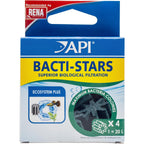 API Bacti-Stars Biological Filter Media 4 Pack Aquarium Freshwater Marine Reef