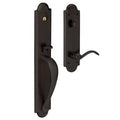 Open Box - Baldwin 6402102LFD Left Handed Boulder Full Dummy Handleset with Beavertail Lever