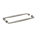 FHC 24" x 24" Baroque Towel Bar Back-To-Back [1/4" to 1/2" Glass]