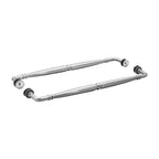 FHC 24" x 24" Baroque Towel Bar Back-To-Back [1/4" to 1/2" Glass]