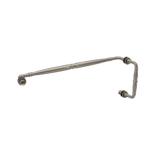 FHC 6" x 18" Baroque Pull/Towel Bar Combo [1/4" to 1/2" Glass]