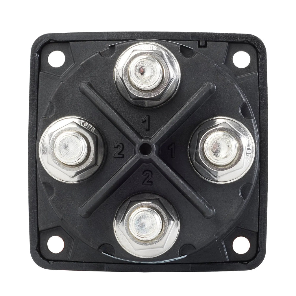 Blue Sea 300A Black Mini m-Series Dual Circuit+ Battery Switch