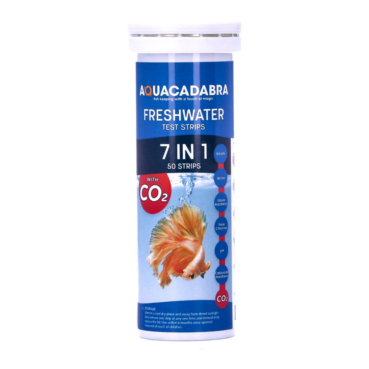 Aquacadabra Aquarium 7 in 1 Test Kit, 50 Strips