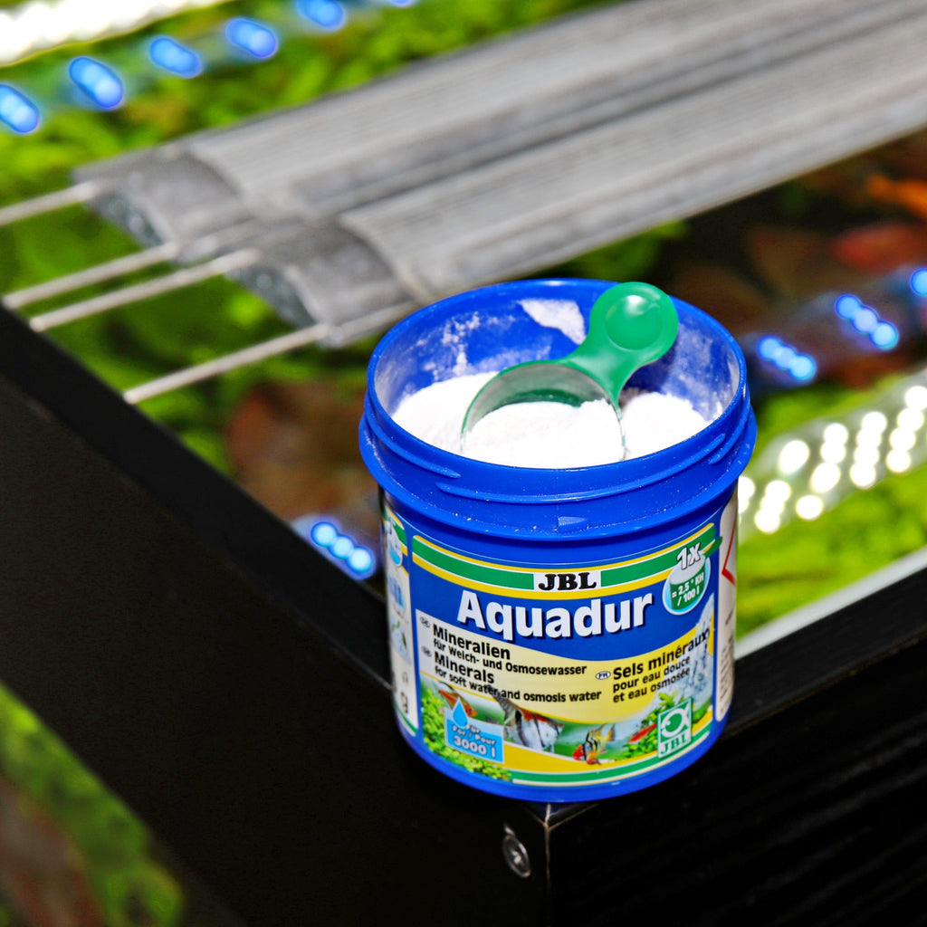 JBL Aquadur 250g – Mineral Salt for RO Water | Raises KH GH | Treats 3000L