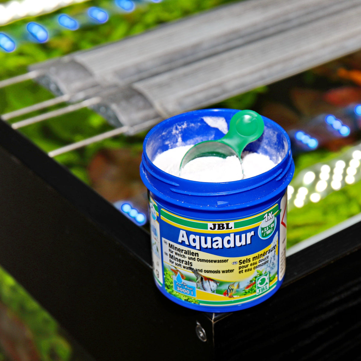 JBL Aquadur 250g – Mineral Salt for RO Water | Raises KH GH | Treats 3000L
