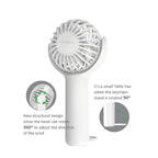 Portable Hand-Held Mini USB Rechargeable Fan Travel Desk Cooler Fans Pocket Size