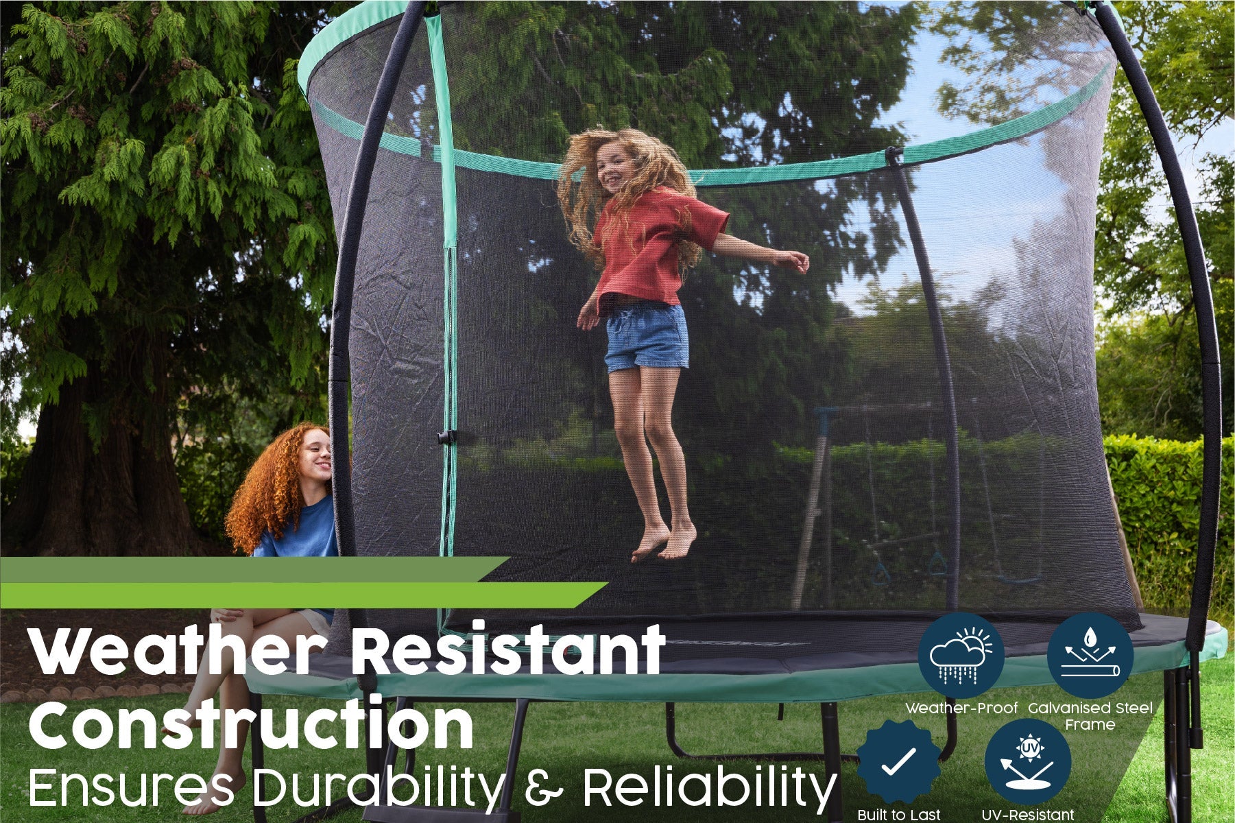 10' Xtreme Air Trampoline, Ladder & Enclosure