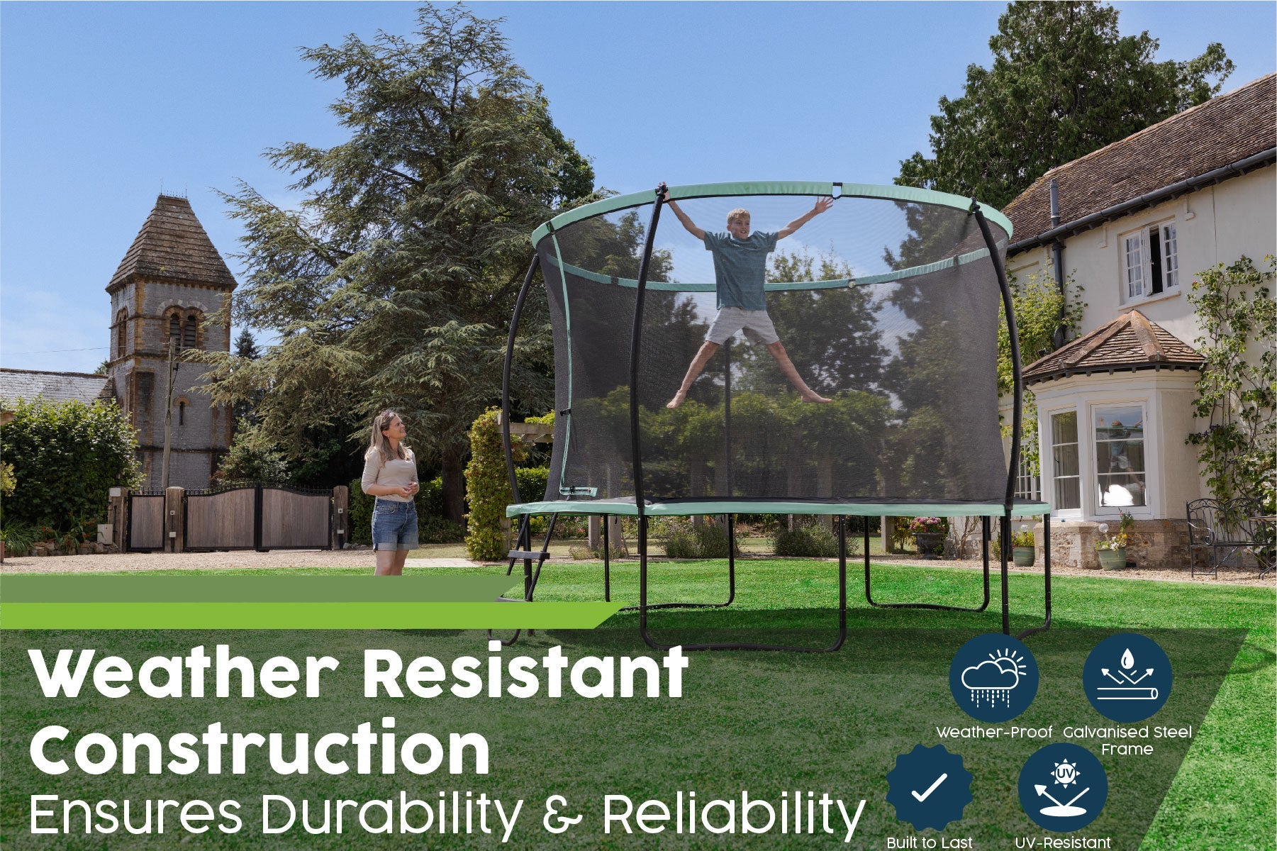 Xtreme Air 12ft Trampoline, Ladder & Enclosure