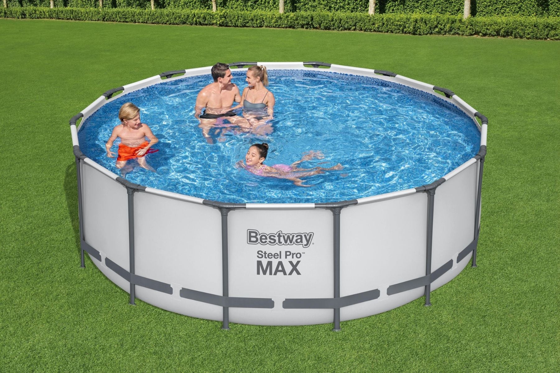 14ft x 48in Round Steel Pro Max Above Ground Pool Set - Outlet