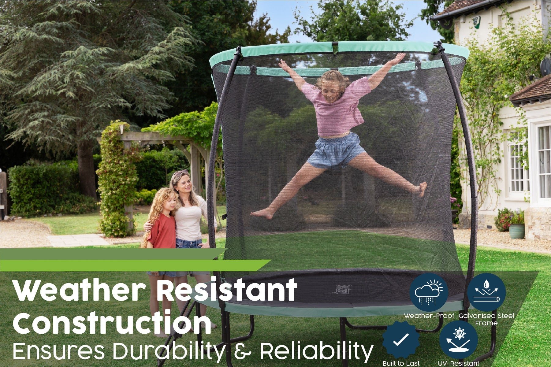 Xtreme Air 8ft Trampoline, Ladder & Enclosure