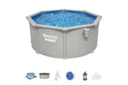 10ft x 48in Round Hydrium Steel Above Ground Pool Set