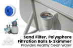 16.5ft x 48in Oval Hydrium Steel Above Ground Pool Set