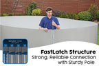 10ft x 48in Round Hydrium Steel Above Ground Pool Set